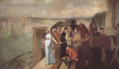 Edgar Degas Semiramis Building Babylon (mk06) china oil painting image